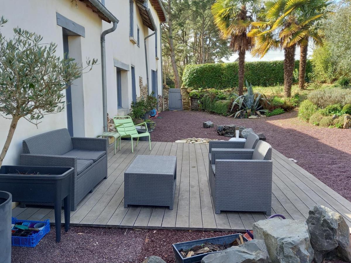 Havre De Paix Et Jardin Tropical. Chambre Privee Le Rheu Bagian luar foto